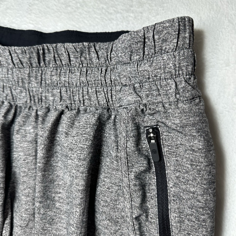 Lululemon Tracker Short V 4" Womens 8 Heathered Gray Athletic Running Gym Shorts - Picture 7 of 14